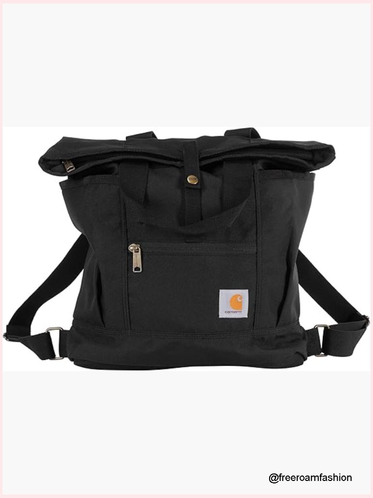 Convertible Backpack Tote With Laptop Sleeve, Adjustable Straps, Durable
